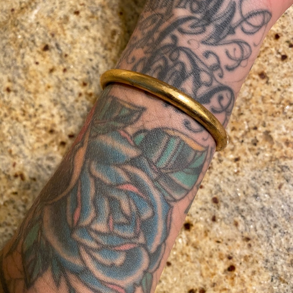 Miansai screw gold cuff bracelet